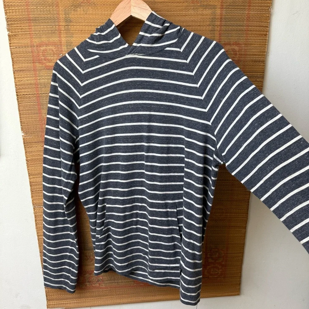 Banana Republic Striped Hoodie Shirt